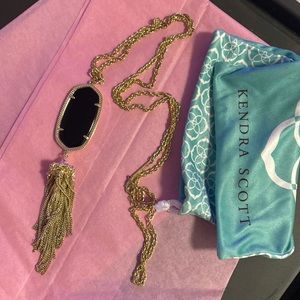 Kendra Scott Rayne Gold Long Pendant Necklace